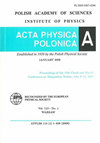 Acta Physica Polonica A_JCR分区Q4_首页